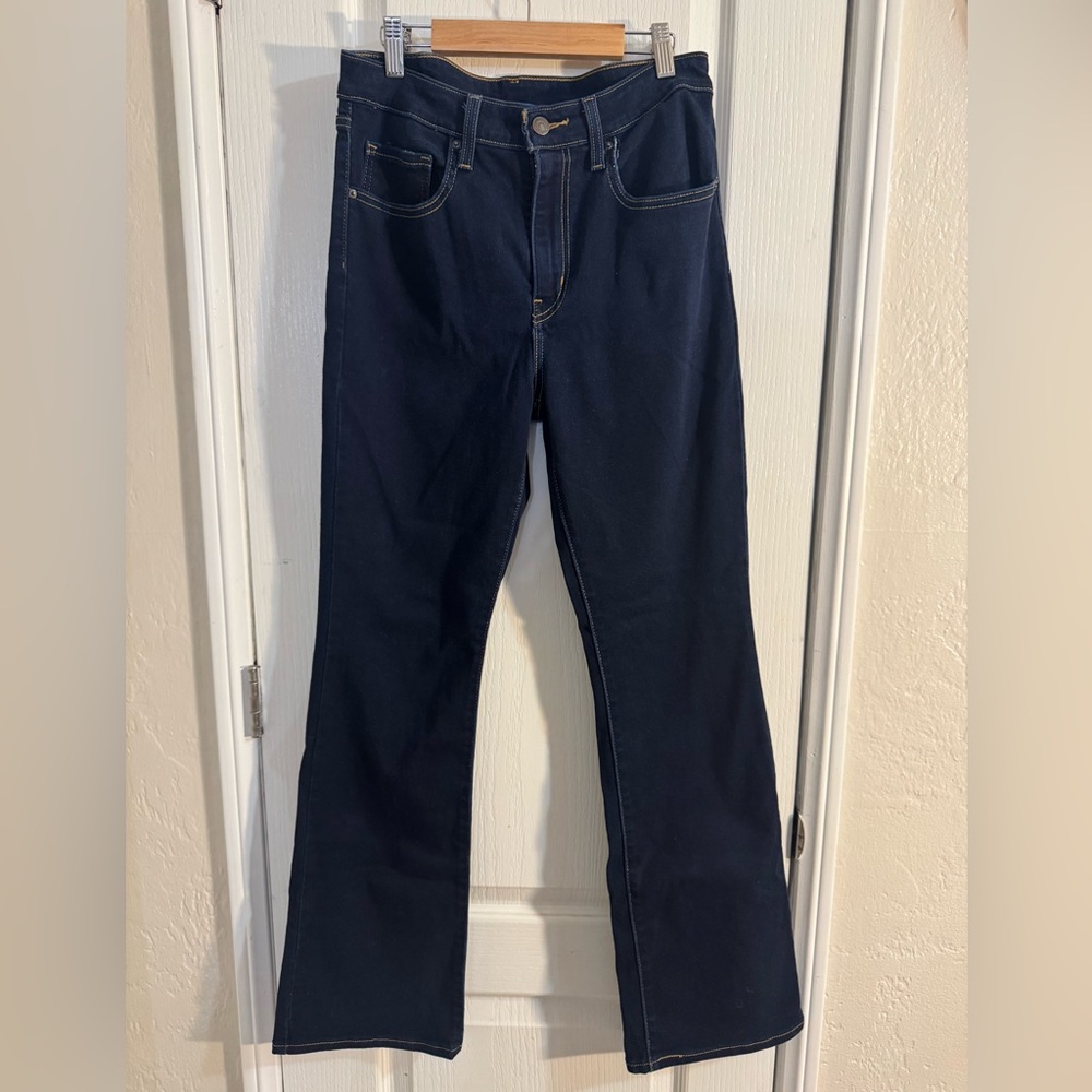 Dark Blue Man Levi’s Denim Jeans blue